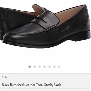 Cole Haan black leather Penny Loafer